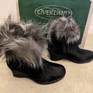 Rare Katy Calfskin Fox Boots EU 38 | Unworn, Airtight Stored | Luxury Winter A a